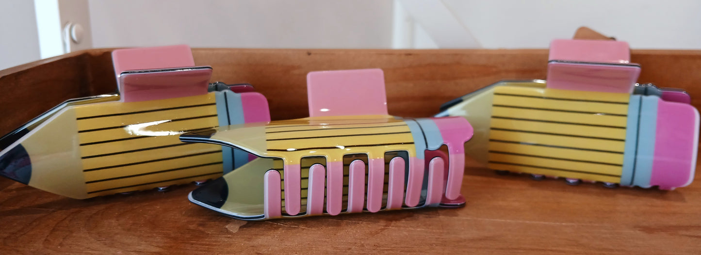 Pencil hair claw