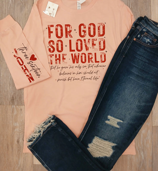 John 3:16 Long Sleeve