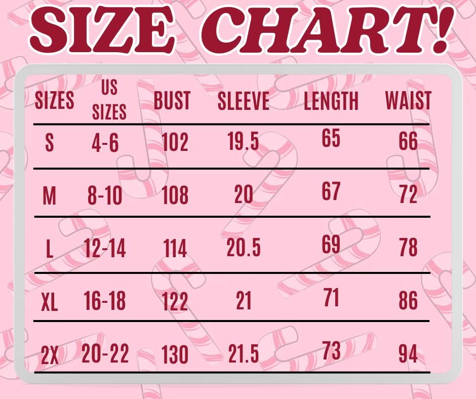 Pink candy cane pj set