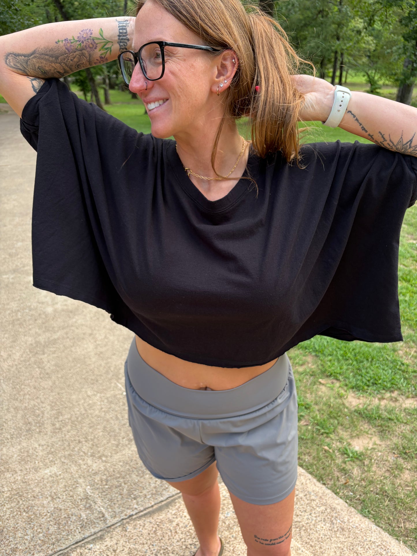 One size Zenana box tee