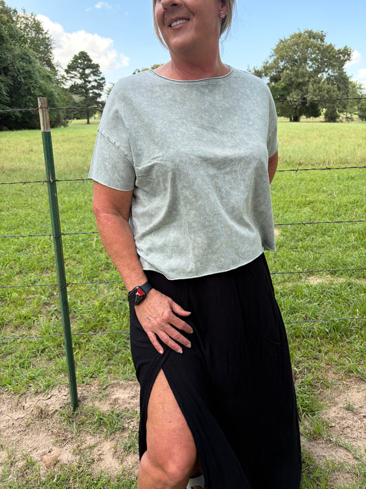 Zenana slit skirts