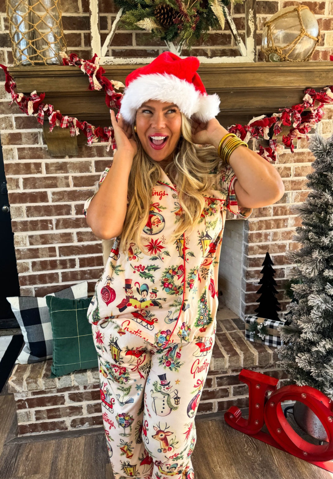 Old fashioned Christmas pajamas