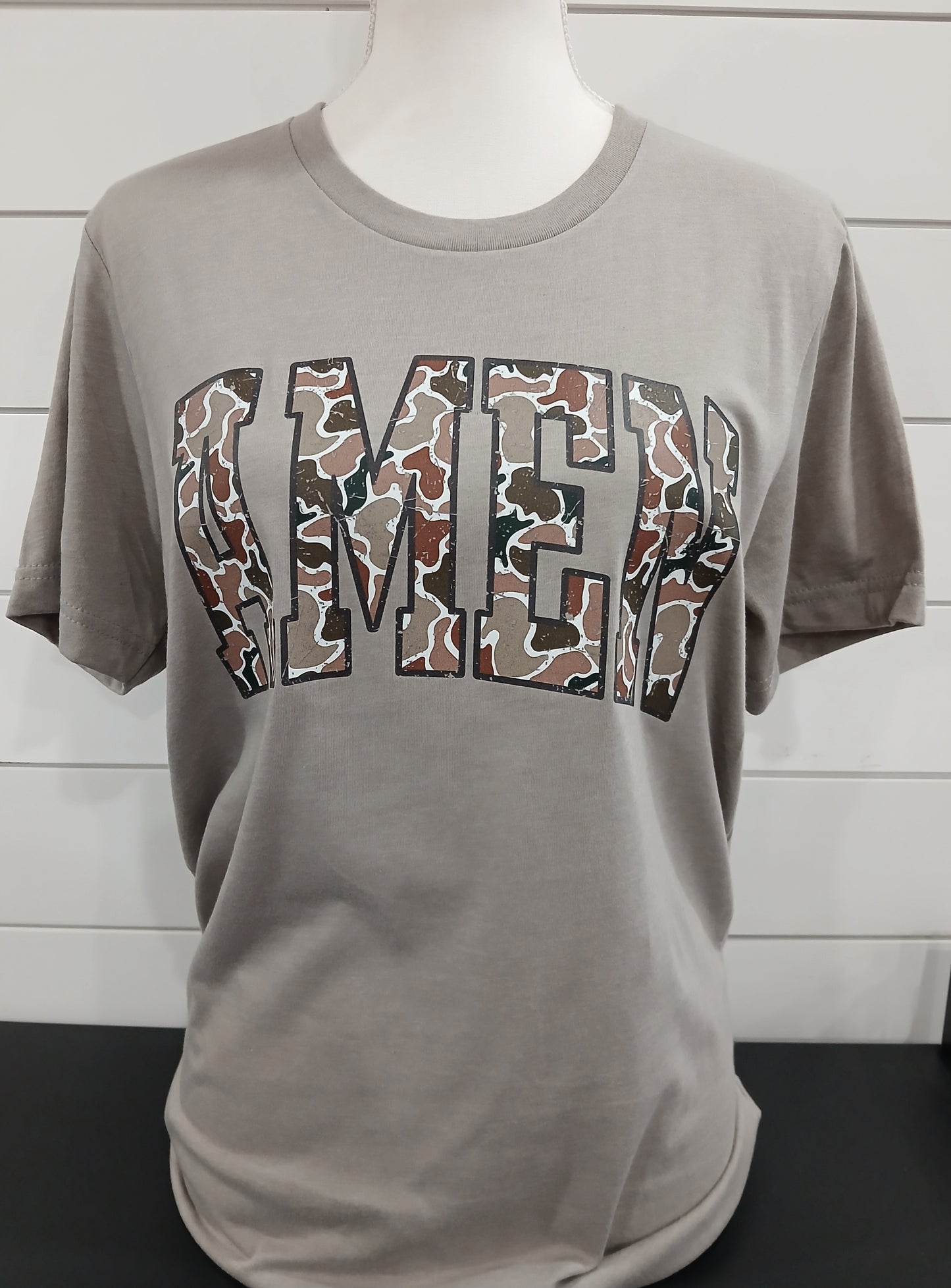 Camo Amen tee