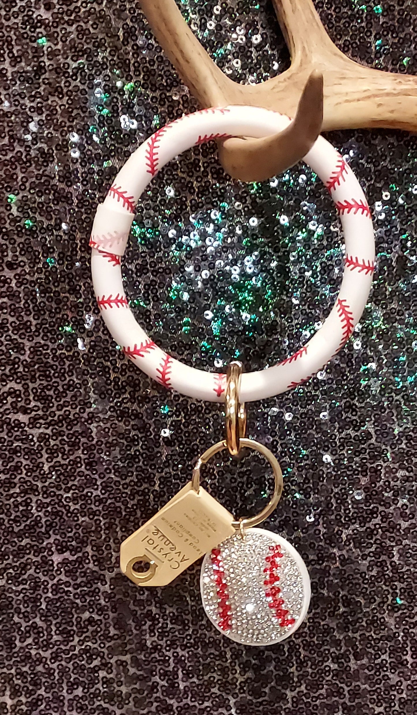 Baseball Key Ring