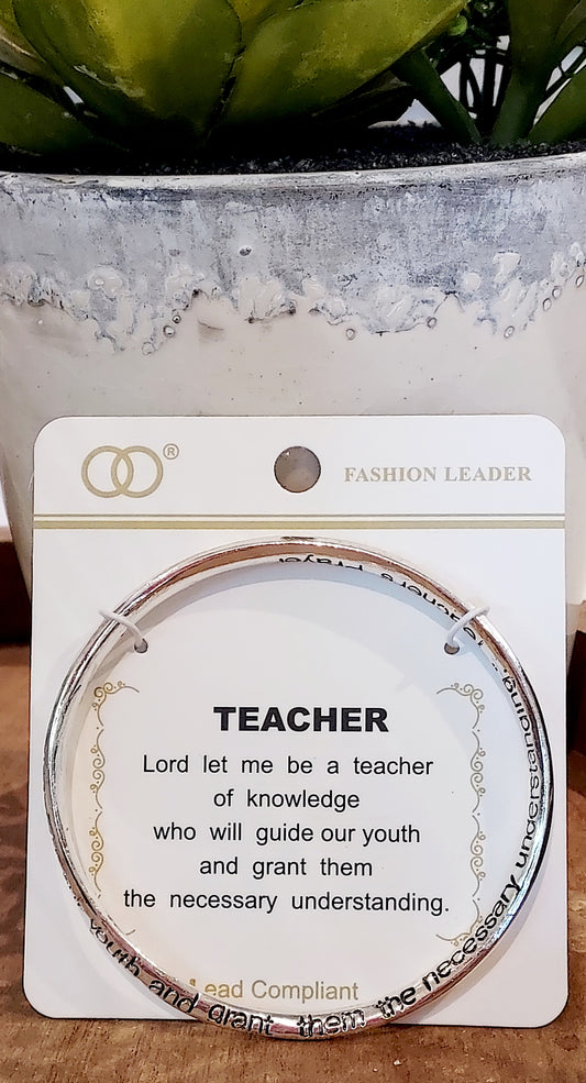 Teacher bracelet