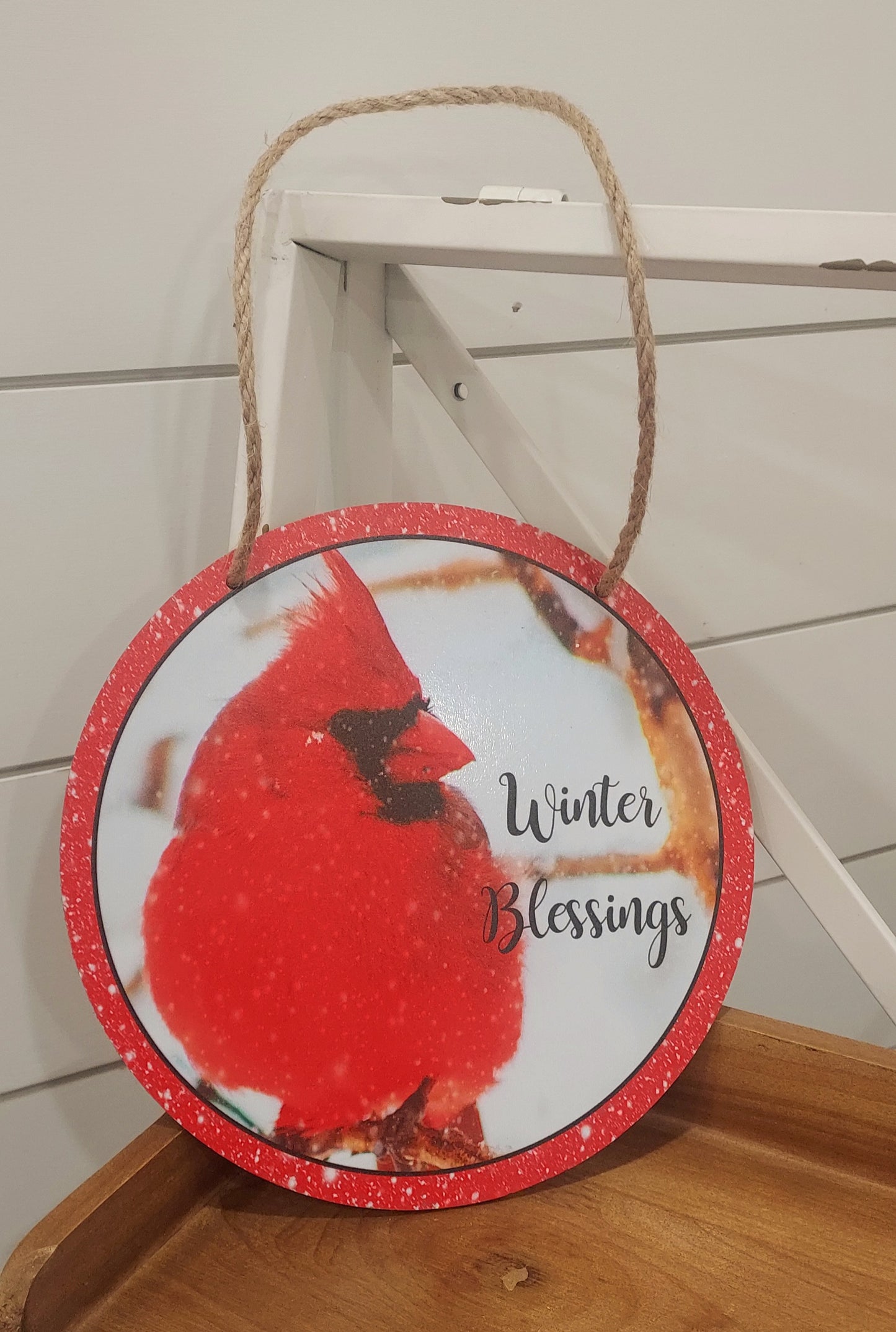 Winter Blessings sign