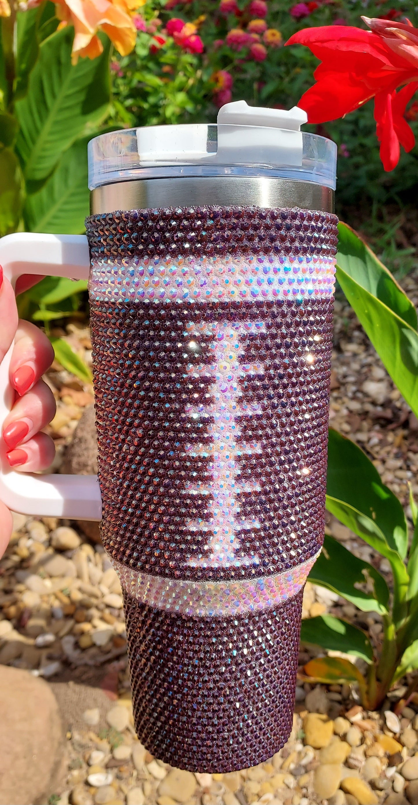 Rhinestone tumbler