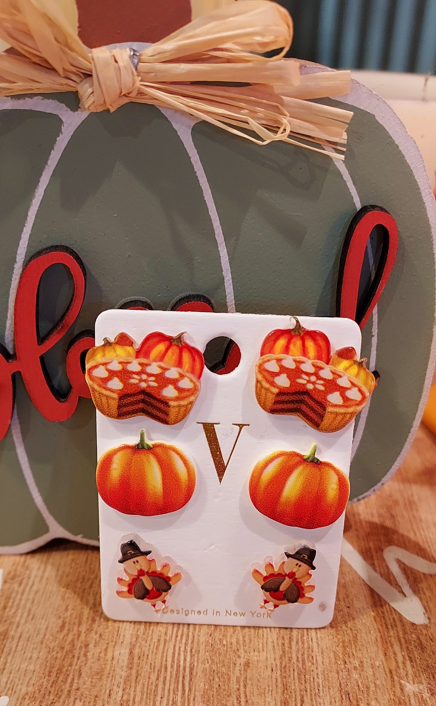 Turkey Day studs (3 pk.)