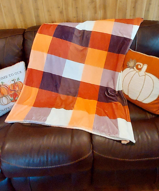 Fall Fleece Throw