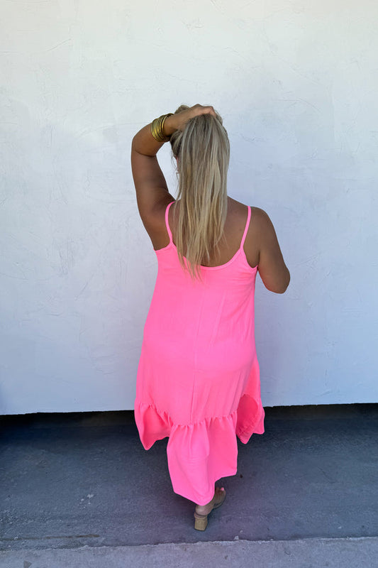 Lauren Summer dress (Hot Pink)