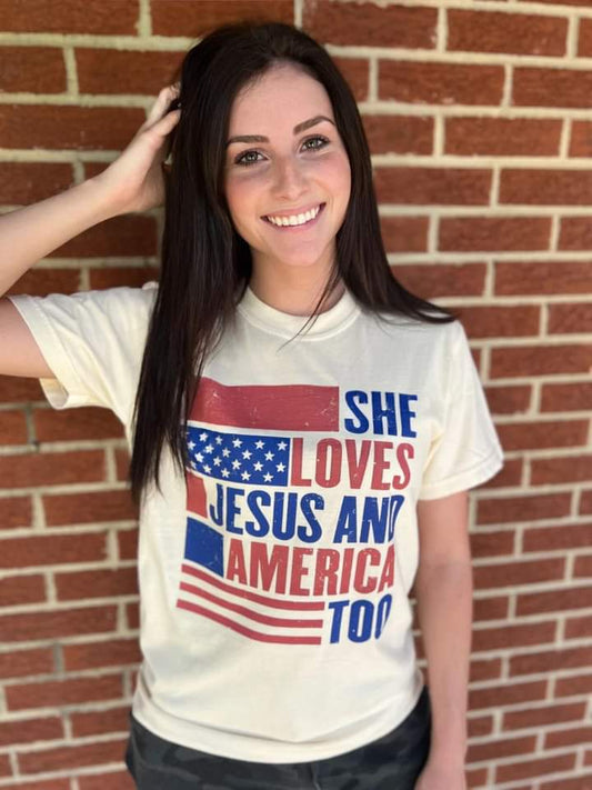 She loves Jesus and America, too 🇺🇸