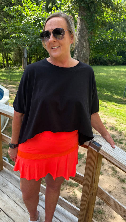 White Birch neon skort
