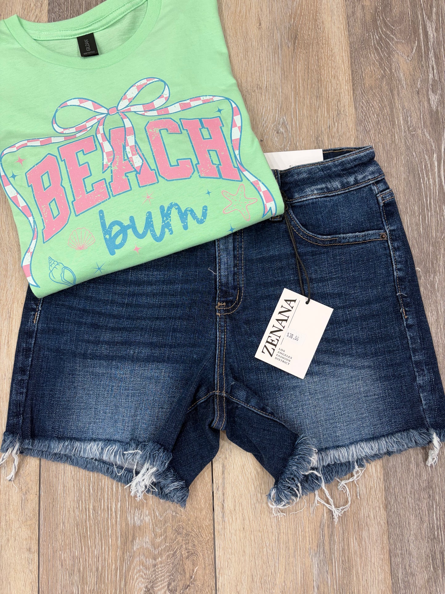 Zenana cut off shorts
