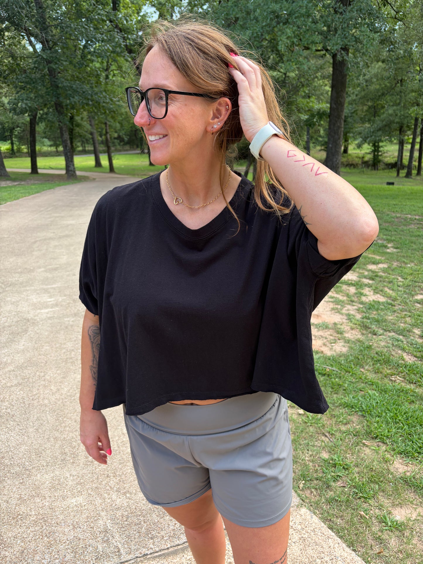 One size Zenana box tee