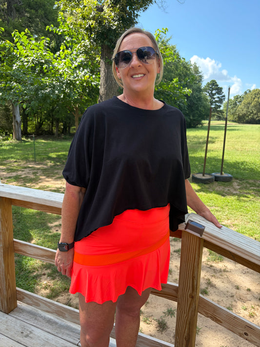 White Birch neon skort