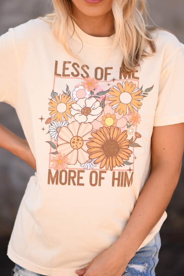 Less of me, more of him