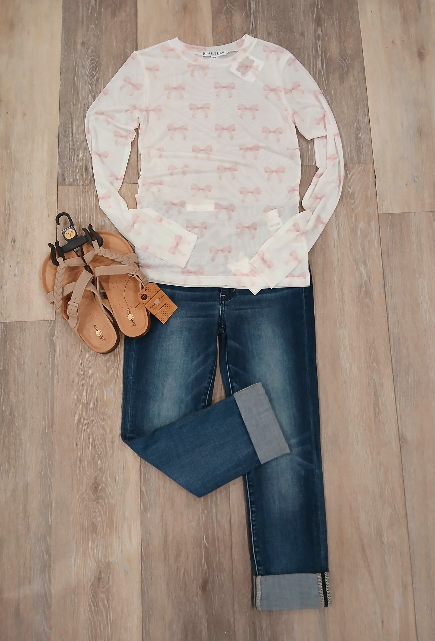 Jb skinny fit dark wash capri