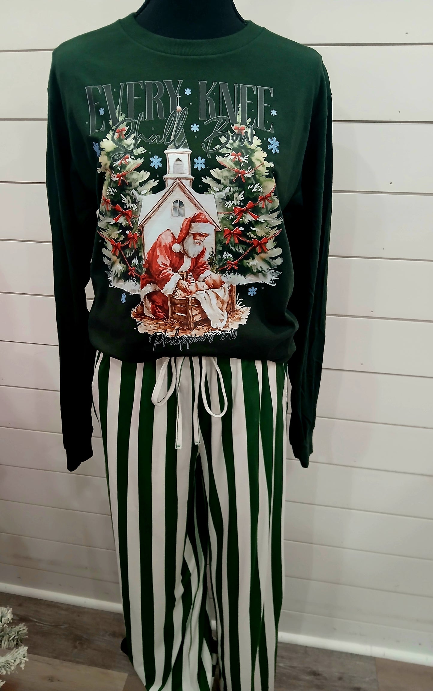 Blakeley striped wide leg pants