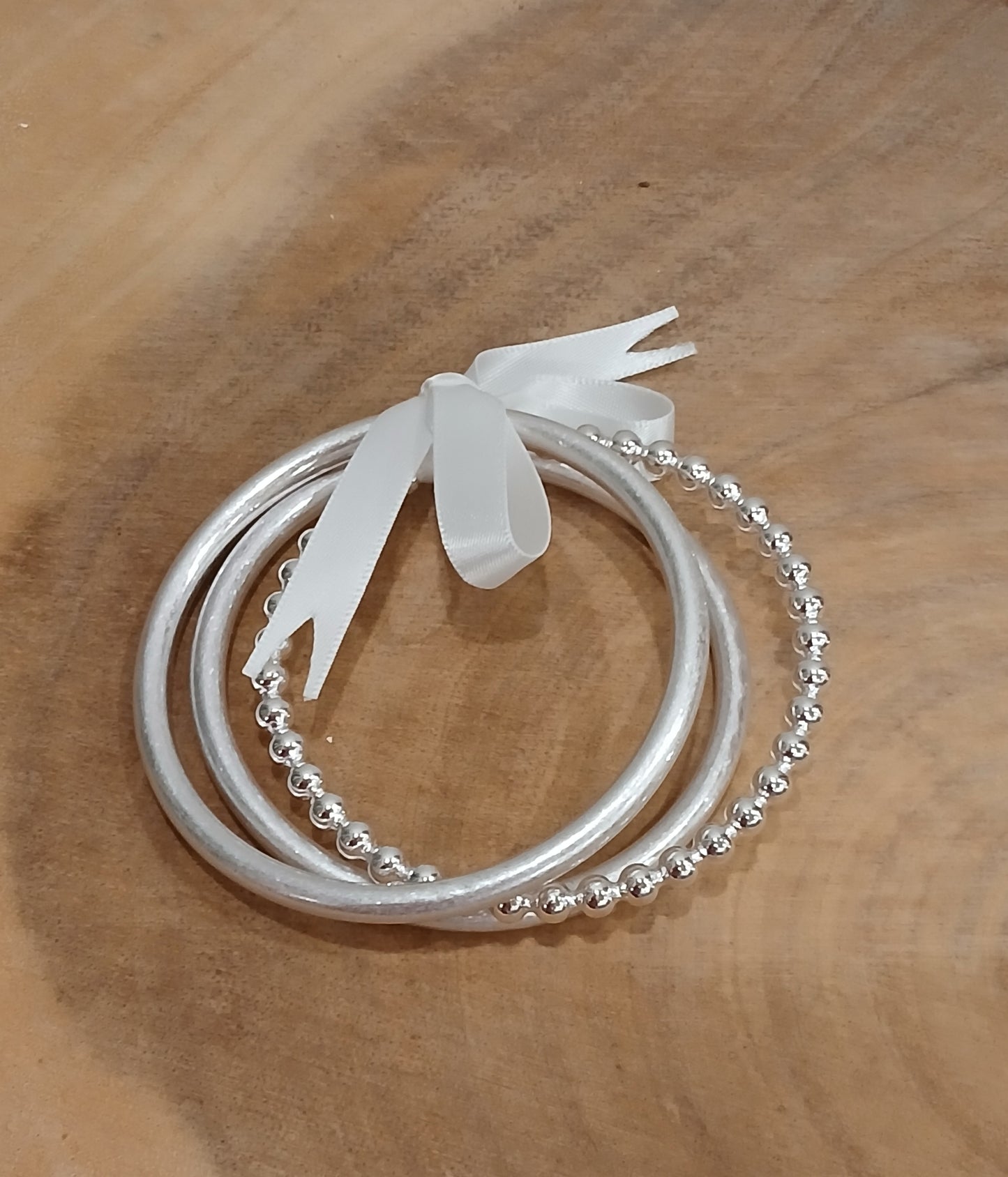 Silver bangles