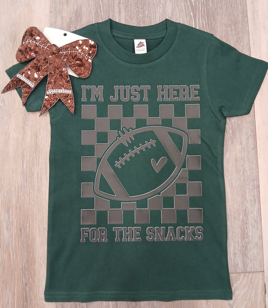 Just here for the snacks tee