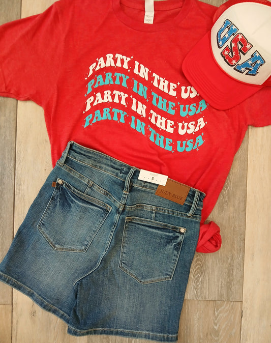 JB mid-rise mid length shorts