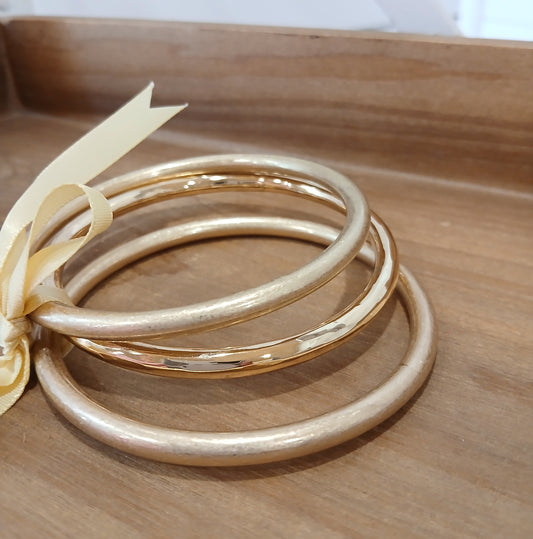 Gold bangles