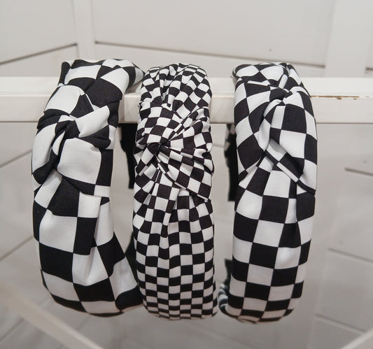 Checkered Headbands