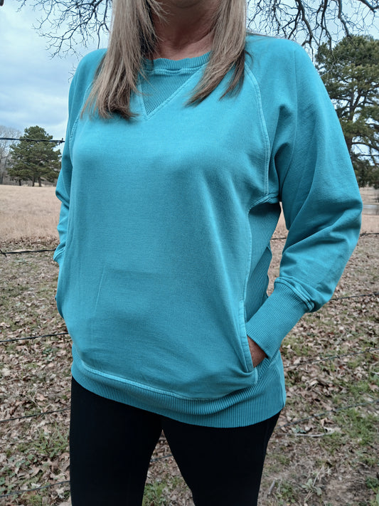 Pullover with pockets