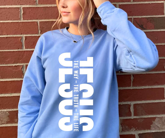 Jesus: They Way sweatshirt