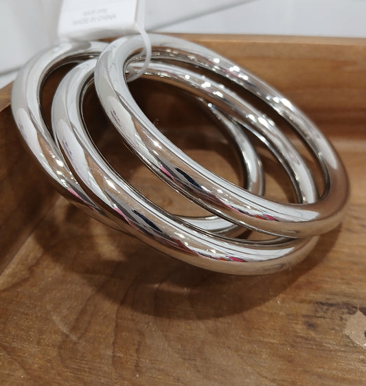Silver bangles