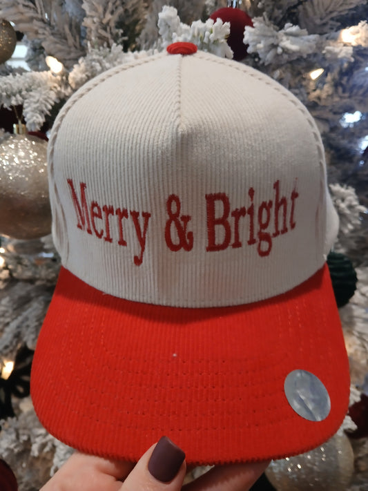 Corduroy Christmas hats