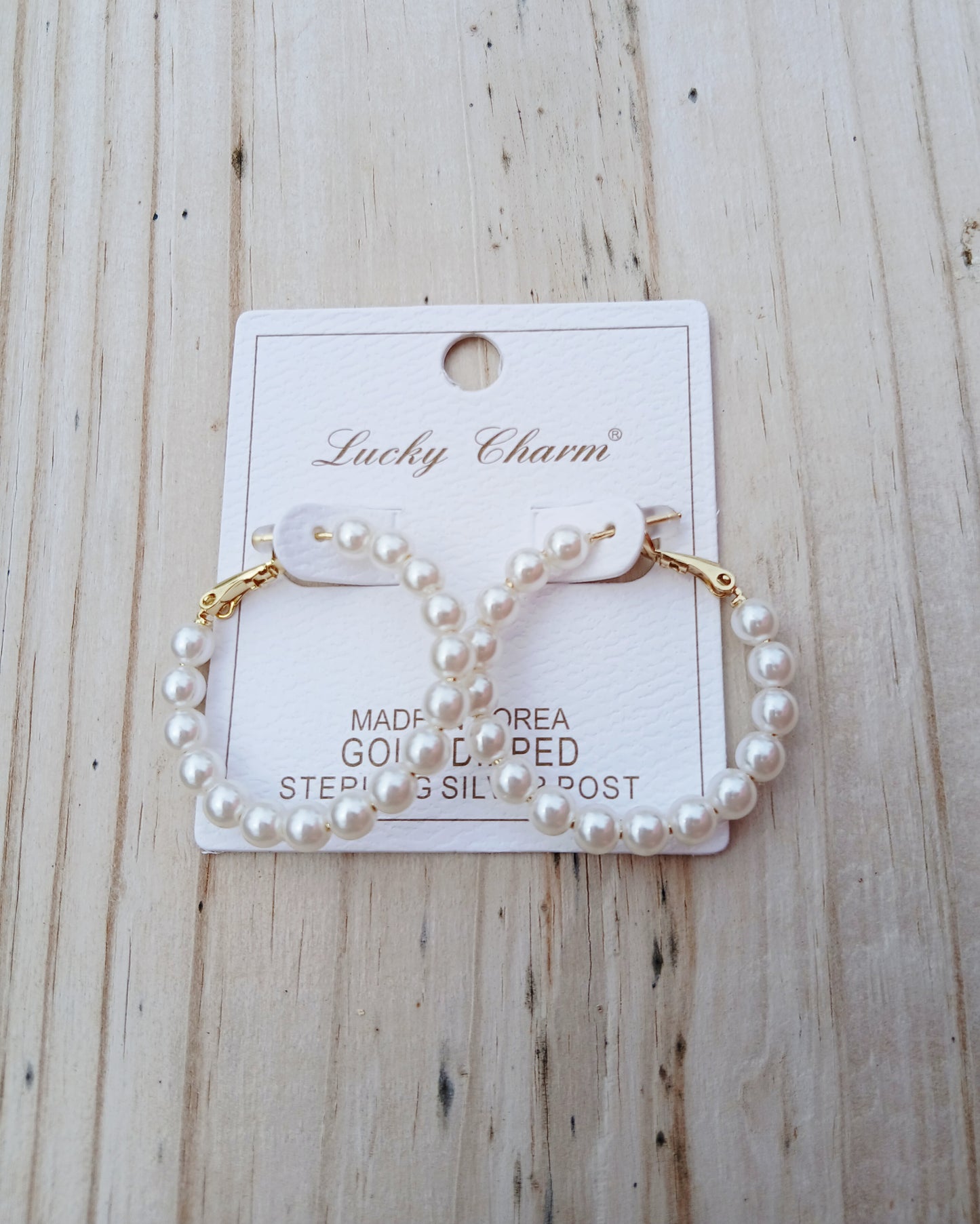 Pearl hoops