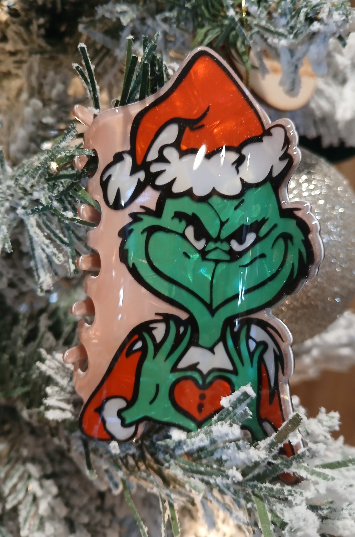 Christmas hair clips