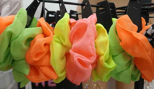 Neon scrunchies 2pk