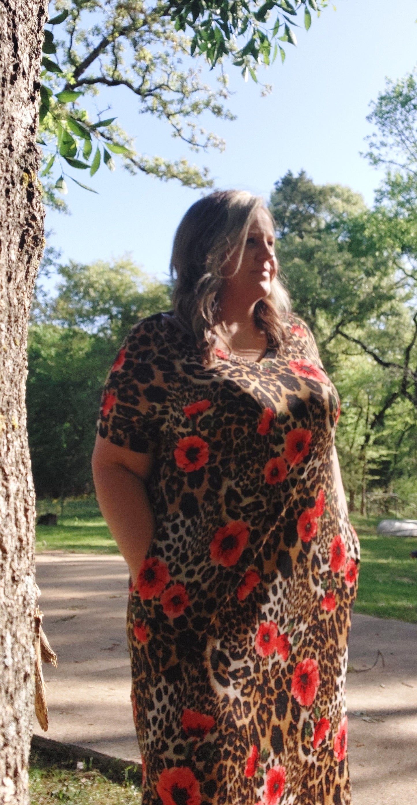 Floral Leopard