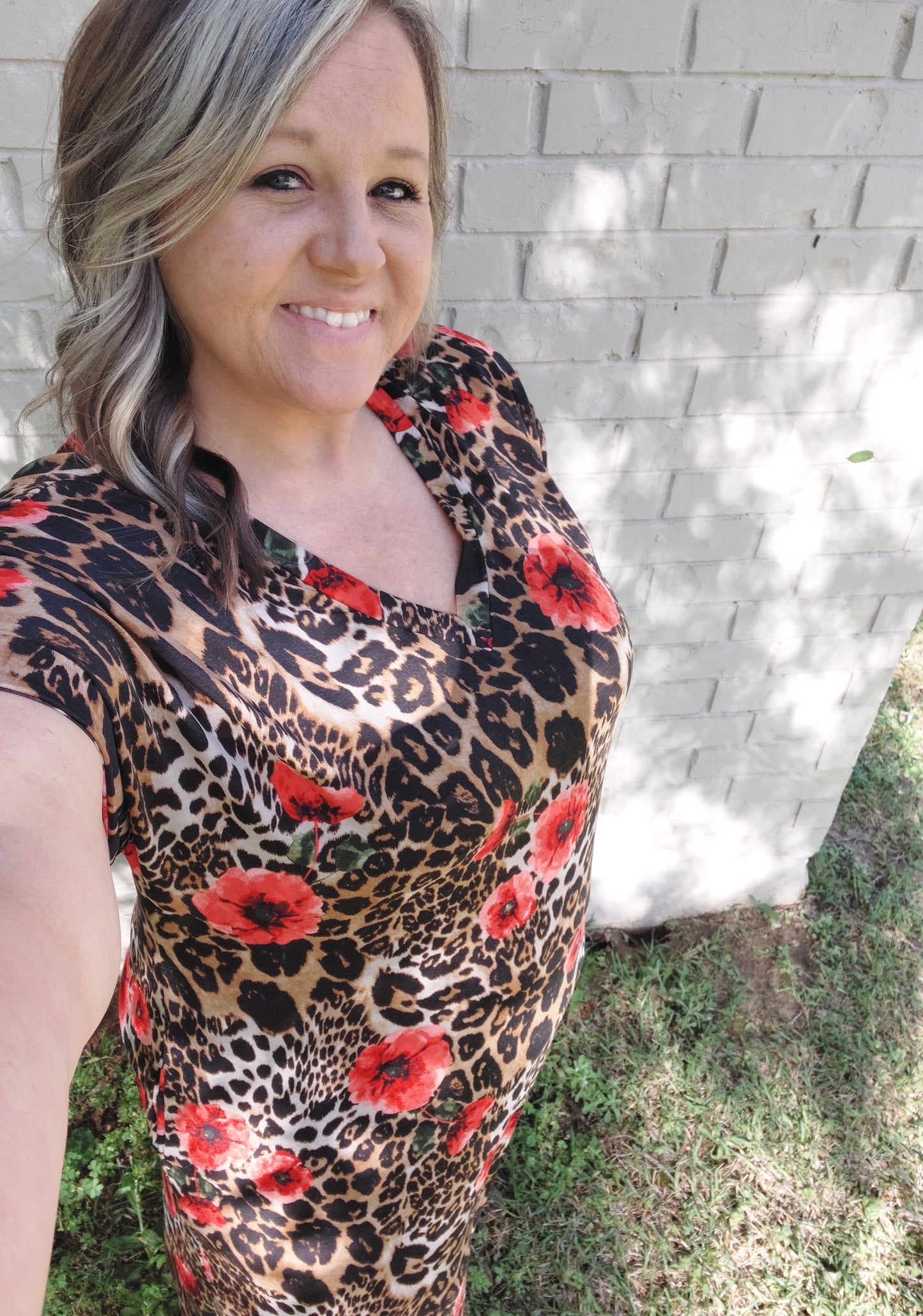Floral Leopard