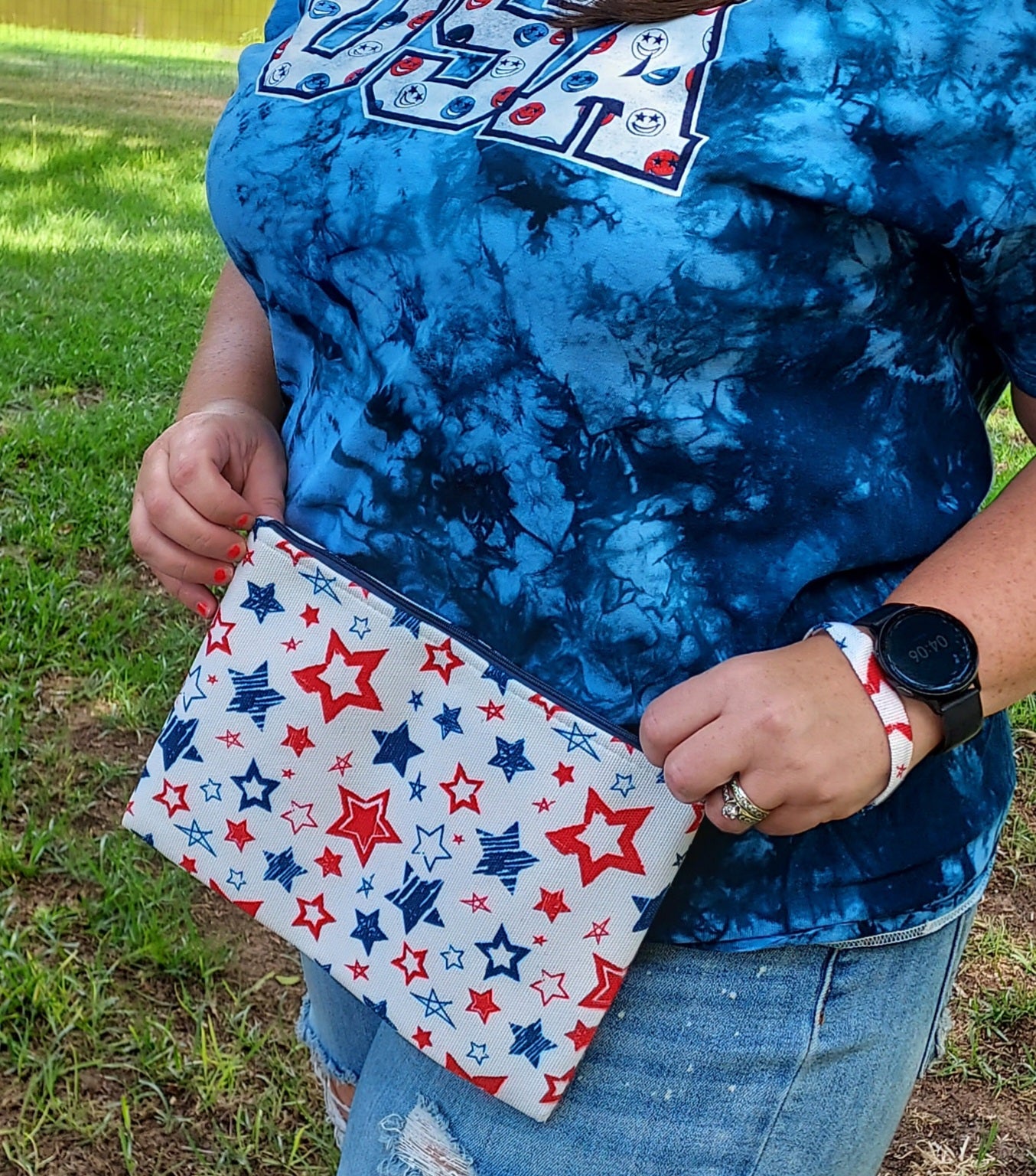 Patriotic wristlet