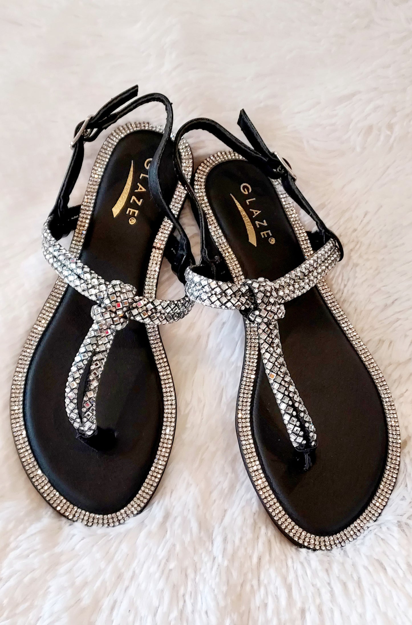 Rhinestone sandals